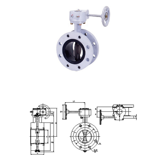 KITZ開滋齒輪型，法蘭型10K蝶閥G-10DJFU-250A