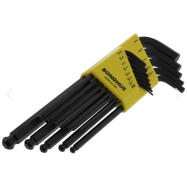 美國Bondhus波頭六角端L型扳手HLX10SG