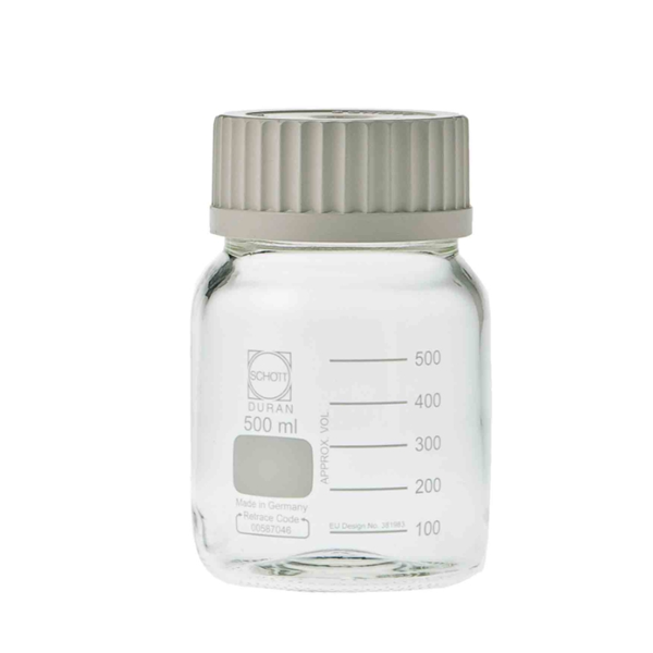 日本SIBATA柴田科學耐熱螺口瓶 廣口藍蓋017250-220000