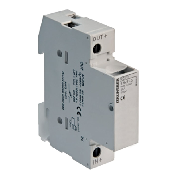 意大利ITALWEBER PCF 保險絲座PCF 8x31 3P+N 20A