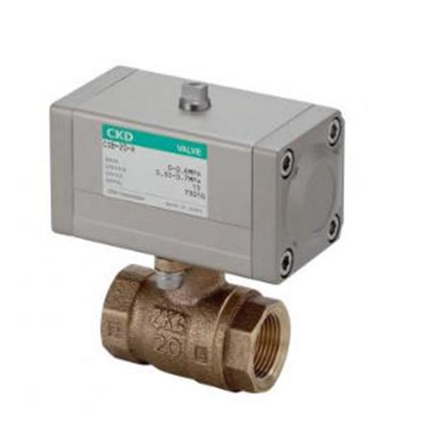 CKD喜開理蒸氣用氣控式球閥2通閥（緊湊型旋轉閥)CSB-50-W